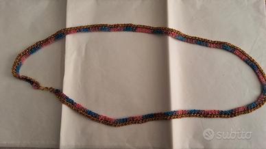 Collana fatta all'uncinetto (anche su commissione)