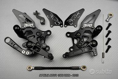 Pedane arretrate APRILIA RSV4 1000 2009 2013