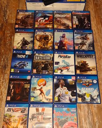 PS 4  HDR 1 tb e 2 joystick  19 giochi 