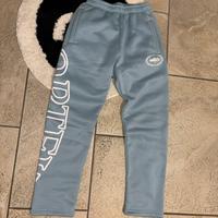 pantaloni tuta corteiz azzurri taglia M