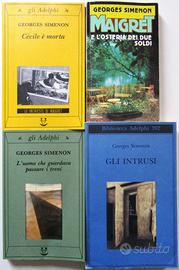 4 libri di Georges Simenon