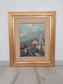 Quadro olio su tela S. Giombini 