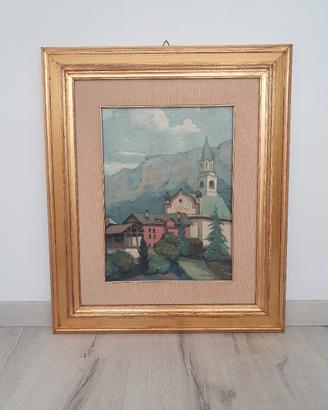 Quadro olio su tela S. Giombini 