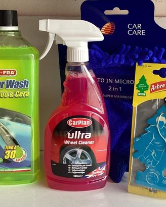 Kit lavaggio auto profumo omaggio