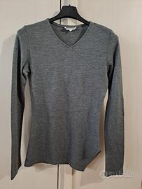 Top maniche lunghe vintage 42 donna assimetrico 