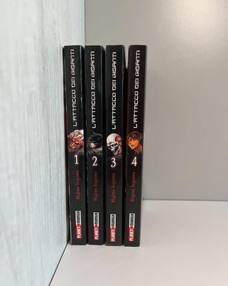 L’attacco Dei Giganti | vol 1-4 Edizione Italiana