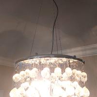 Lampadario sospensione moderno con cristalli