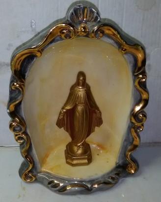 Antica ceramica con immagine sacra degli an 40/50