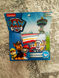 Set Mutandine bimbo Paw Paltrol nuovo