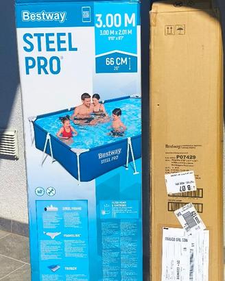Piscina Bestway Steel Pro 3,00x2,01x66