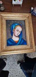 Quadro vintage in vetro