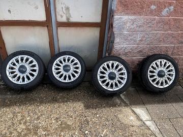 Fiat 500 4 Cerchi con gomme 185/55 R15