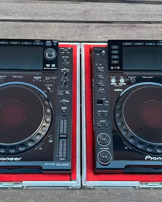 PIONEER CDJ 2000 COPPIA FLIGHT CASE
