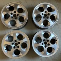 4 CERCHI IN LEGA ORIGINALI ALFA ROMEO 147, 156, GT