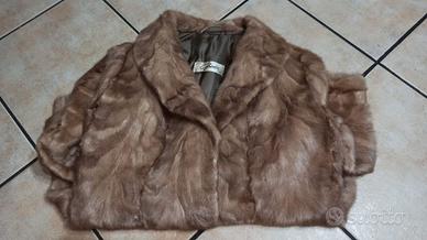 Pelliccia Vintage di Visone Chiaro "Grieder Basel"
