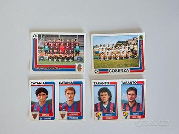 Lotto 4 Figurine Panini 1986/87 Nuove con Velina