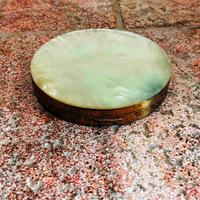 Portacipria dorato effetto madreperla [vintage]