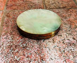 Portacipria dorato effetto madreperla [vintage]