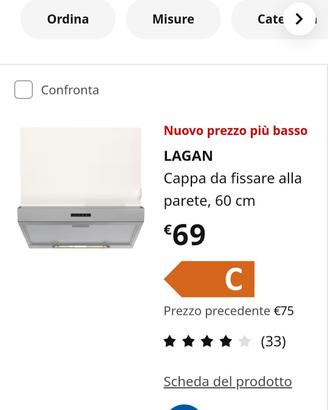 Cappa aspirante Ikea