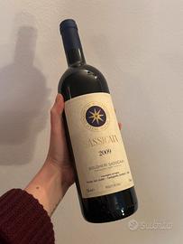 2 bottiglie vino Sassicaia 2009