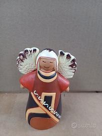 Statuetta peruviana in terracotta