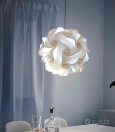 Lampadario design moderno colore bianco