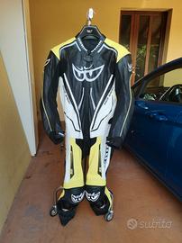 tuta moto 52 berik intera in pelle