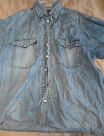 Camicia smanicata in jeans "Esquire" xxl