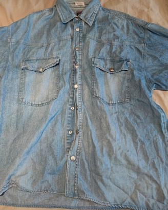 Camicia smanicata in jeans "Esquire" xxl