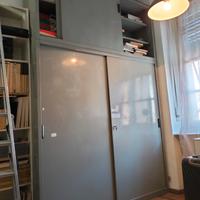 mobile da ufficio metallico con ripiano superiore 