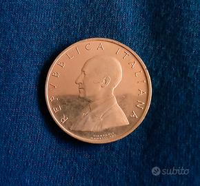 MARCONI 500 LIRE 1974 ARGENTO SILVER FIOR DI CONIO