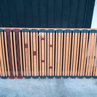 Rete 85x190 con doghe in legno