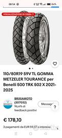 Gomma moto per TRK502X ma adatta per altre