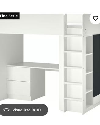 Letto a soppalco ikea