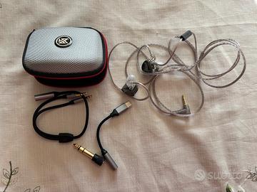 KZ Castor IEM con microfono, suono sintonizzabile