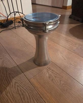 Darbuka turca in alluminio Tamburo