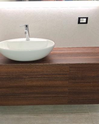 mobile bagno in legno Azzurra