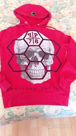 Felpa Philipp Plein taglia S con tasche perfetta