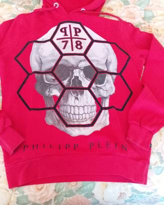Felpa Philipp Plein taglia S con tasche perfetta