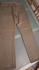 Pantaloni jeans Levi's 501 verde militare W31 L32