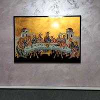 quadro per camera ultima cena a icona 