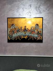 quadro per camera ultima cena a icona 