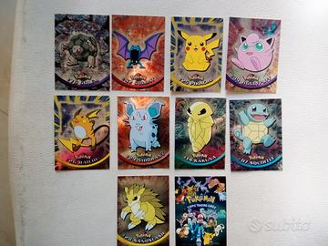 Carte pokemon topps tv animation foil