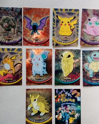 Carte pokemon topps tv animation foil