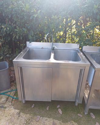 lavandino acciaio inox 