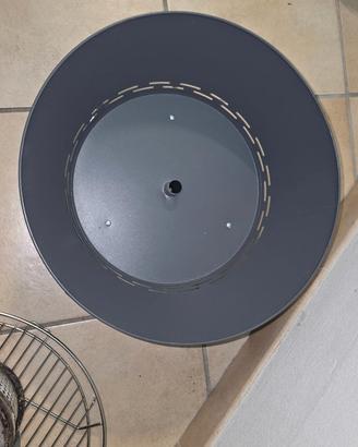 dangrill barbecue portatile 34cm con ventola