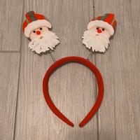 Cerchietto con Babbo Natale Bambino bambina unisex