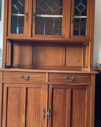 Mobile Credenza in Arte Povera a due pezzi