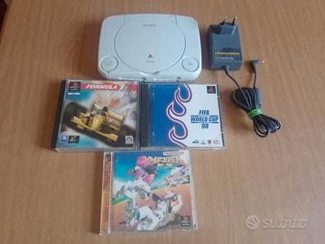 Ps One+ 3Giochi (No Cavo Video,No Controller)