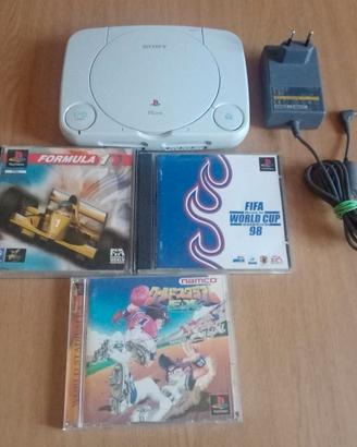 Ps One+ 3Giochi (No Cavo Video,No Controller)